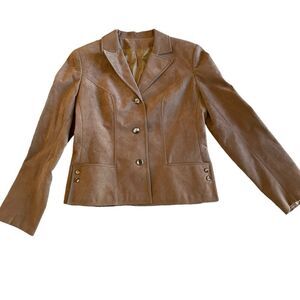 EUC Vintage Majestic Garments Brown Suede Blazer